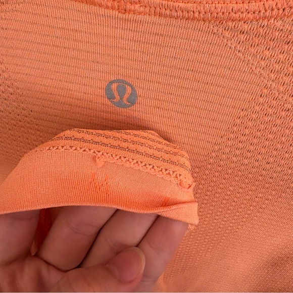 Lululemon Medium Metal Vent Tech Pastel Orange - Picture 3 of 4